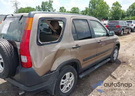 2004 Honda Cr-V Ex из США, поврежденный, VIN SHSRD78804U203730